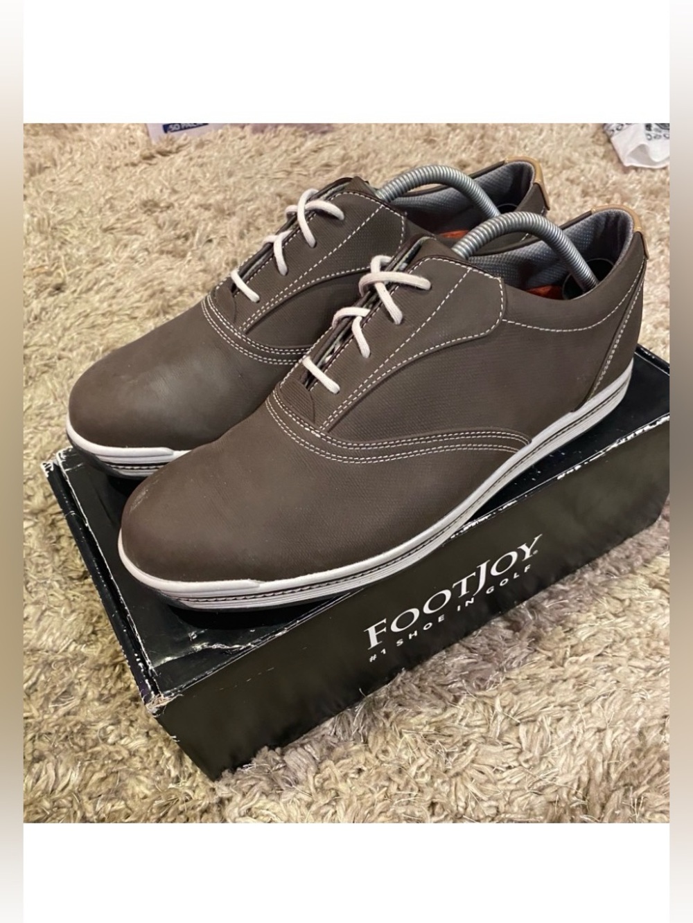 Foot Joy Contour Casual Spikeless Golf Shoe Men’s Size 11 - Brown